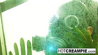 Anal sex using a zombie concept, followed by an inside dirty discharge