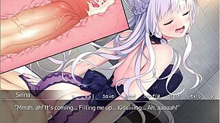 The purification of an innocent maid in a hentai series