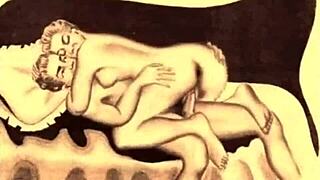 Erotic illustrations from a bygone era