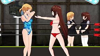Yuri princesses face off in Princess of the Ring tournament