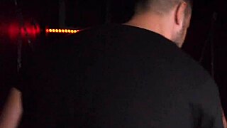 Straight man gets a thrill from his gay friend at a glory hole