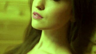 Ivy Rose's steamy solo session in the sauna