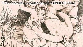 Erotic illustrations from the good old days
