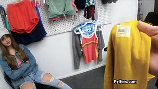 Office spy seduces with big ass and tits
