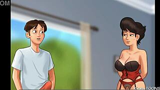Hot milf's church threesome with cops becomes a game