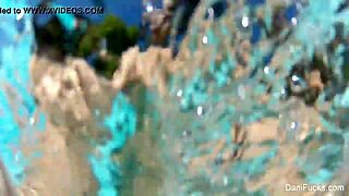 Fun in the pool with the help of Dani Daniels and GoPro