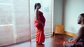 Pregnant stepmom's MILF allure and mother-in-law status