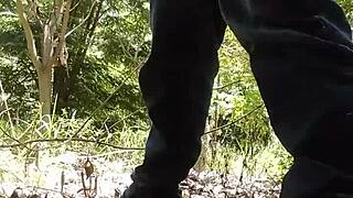 Solo boy's pleasurable experience with masturbation