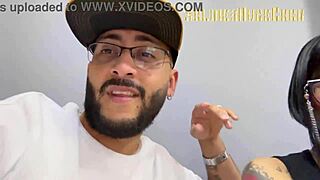 Tattooed Latina teen swallows cum in deepthroat humility