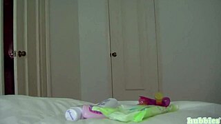 Tiffani helps Becky in using diapers
