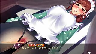 Maid-san to boin game Hozuki scene 2 in English