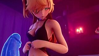 3D animated hentai with AI upscale for the best experience