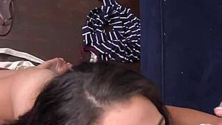Beautiful brunette gets fucked by her best friend with a big dick