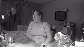 A slutty teen prefers to skip her homework and watch a hidden camera porn instead