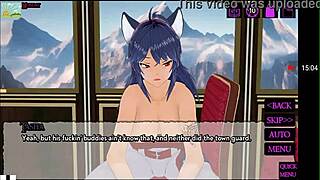 Beautiful women of various species in Animehentai game