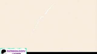 This girl is trying out a new hentai animation with a 60fps rate