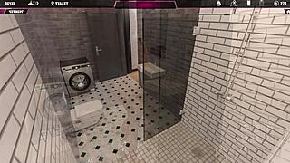 3D animated brothel visit with a naughty office girl