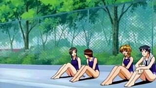 Young Asian girl gets her pussy licked by a petite lesbian teen in anime fetish film