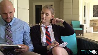 Gay guy has wild sex with slutty spinner during study time