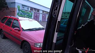 Big dicked milf gets pumpher in a taxi van
