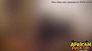 African beauty gets some good old fashioned doggy style fucking with her friend