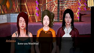 Amateur erotic game with animated characters