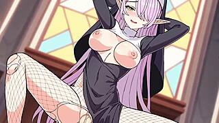 Beautiful anime porn video gallery with hot scenes of BJ and creampie