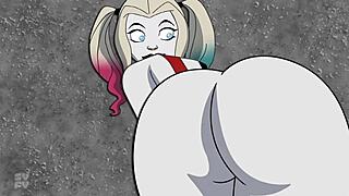 Harley hentai animation in the best scenes of a compilation