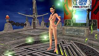 3D animated Indian teen girl in various sexy positions