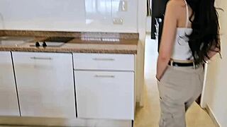 A beautiful couple has sex in my apartment