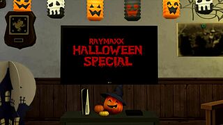 A Halloween themed video of The Sims 4 with a remake of the Scream 1 1996 intro