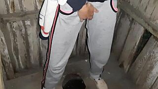 Caught my neighbor pleasuring herself in the toilet bowl