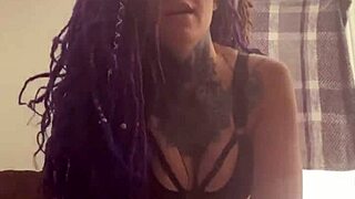 Emo slut gets full nelson ass clap pounding and facial