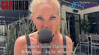 Wendy Rain and Bigtre in outdoor sex scene with a monster cock