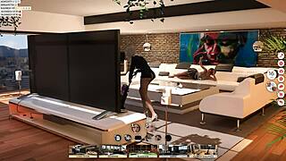Overcoming addiction with a sexy secretary's help in 3D