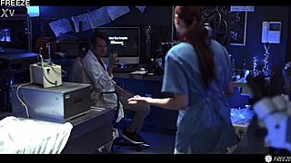 Hey, wanna see a mad scientist freeze and bang his young 18+ lab partner Matty Mila?
