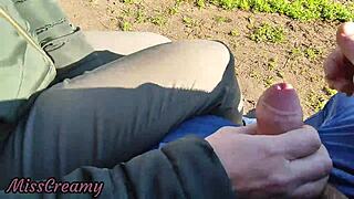 Public park escapade with stepdaughter's help in ecstasy