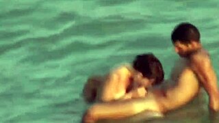 beach voyeur babe wanted to swallow, got body cum instead