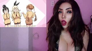 First-time students party hard with big-boobed hentai babes