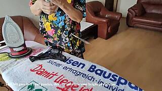 Stepmother seduces and has sex with her stepson in a dominant position