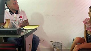 Beautiful college girl gets dominated and fucked by her boss