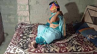 Indian wife dominates her tall husband and another man