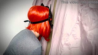 White amateur enjoys gloryhole action and teases with her oral skills