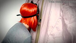 White amateur enjoys gloryhole action and teases with her oral skills