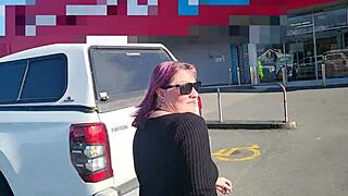 Kiwi MILF's wild public shop adventure and intense creampie