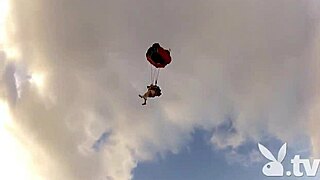 Skydiving with the Playboy models, exclusive video