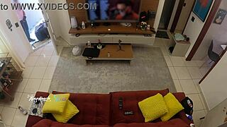 Wife's public tease ends with a passionate sofa encounter