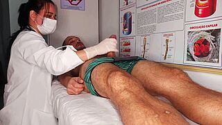 Got hard in front of the nurse today!