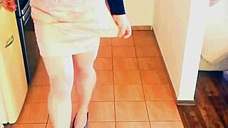 Veronica the girly trans in solo action