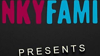 Kinky family massage, a clever trick to fuck stepsis Harley Haze